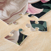 Puzzle de fleurs Bull Terrier Foxglove (Côté)