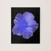 Puzzle de fleurs de Nasturtium bleu (Vertical)