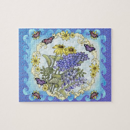 Puzzle de fleurs de printemps (Horizontal)