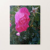 Puzzle de fleurs de roses rouges (Vertical)
