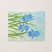 Puzzle de fleurs d'iris (Horizontal)