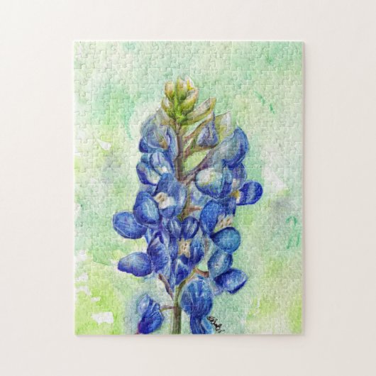 Puzzle de fleurs du Texas Bluebonnet (Vertical)