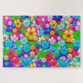 Puzzle de fleurs hippie (Horizontal)