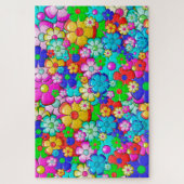 Puzzle de fleurs hippie (Vertical)