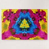 puzzle de fleurs kaléidoscope (Horizontal)