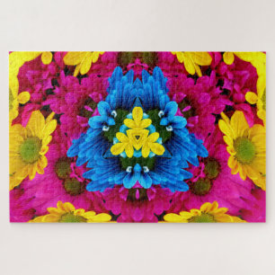 puzzle de fleurs kaléidoscope