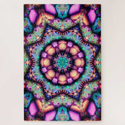 puzzle de fleurs mandala (Vertical)