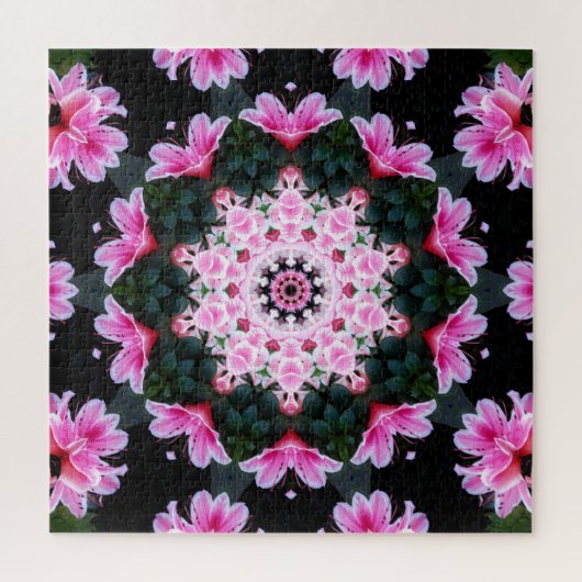 Puzzle de fleurs Mandala Jigsaw (Vertical)
