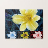 Puzzle de fleurs psychédélique (Horizontal)