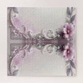 Puzzle de fleurs roses (Horizontal)