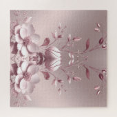 Puzzle de fleurs roses (Horizontal)