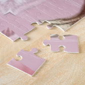 Puzzle de fleurs roses modernes (Côté)