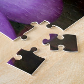 Puzzle de fleurs violettes (Côté)