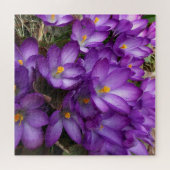 Puzzle de fleurs violettes (Horizontal)