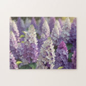 Puzzle de fleurs violettes (Horizontal)