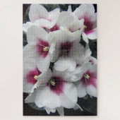 puzzle de fleurs violettes d'afrique rose (Vertical)