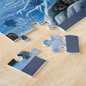 Puzzle de flocon de neige de cascade (Côté)