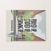 Puzzle de foi HBCU personnalisé (Horizontal)