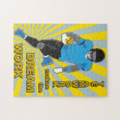 Puzzle de football 11x14 pour les aveugles de coul (Horizontal)