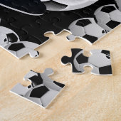 Puzzle de football noir (Côté)