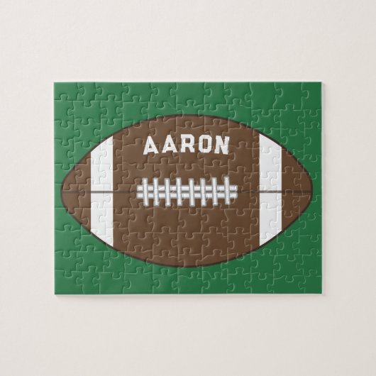 Puzzle de football personnalisé (Horizontal)