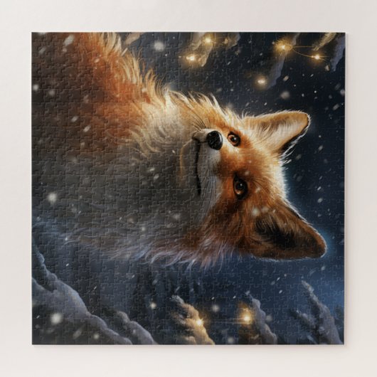 Puzzle de Fox d'hiver (Horizontal)