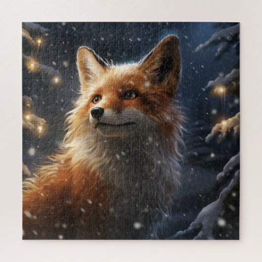 Puzzle de Fox d'hiver (Vertical)