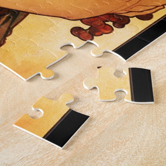 Puzzle de fruit d'Alphonse Mucha (Côté)