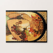 Puzzle de fruit d'Alphonse Mucha (Horizontal)