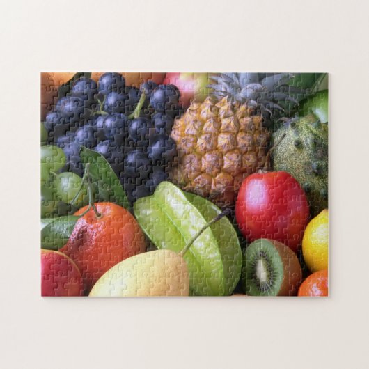 Puzzle de fruits colorés (Horizontal)
