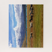 Puzzle de galop de troupeau de chevaux (Vertical)