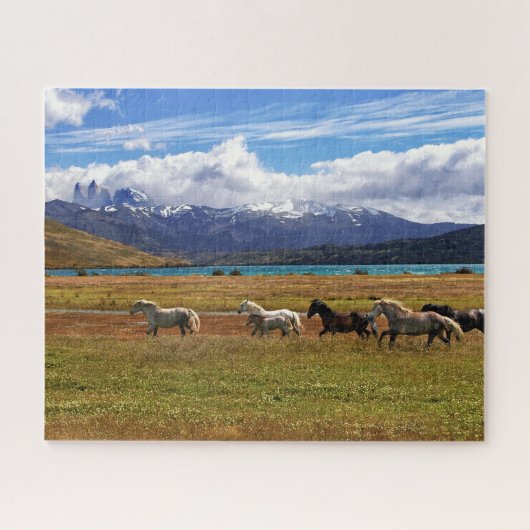 Puzzle de galop de troupeau de chevaux (Horizontal)