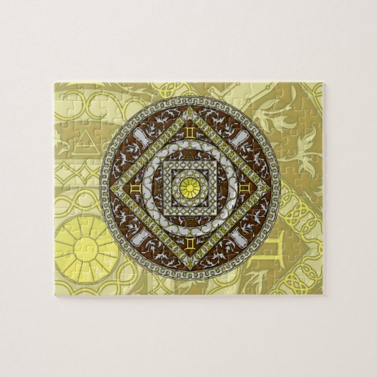 Puzzle de Gemini Mandala (Horizontal)