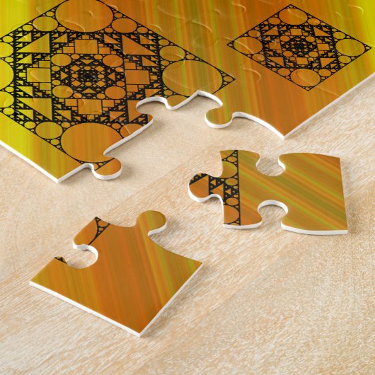 Puzzle de géométrie fractale (Côté)