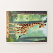 Puzzle de girafe pour enfants  (Horizontal)