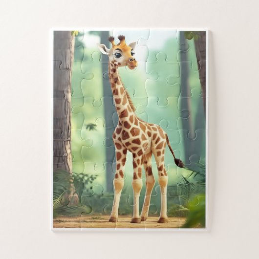 Puzzle de girafe pour enfants  (Vertical)