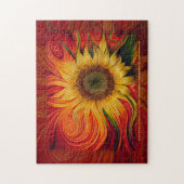 Puzzle de Girasol Dinámico (tournesol dynamique) (Vertical)