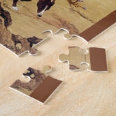 Puzzle ~ de Giuseppe Castiglione de ~ de lévrier de ~ de (Côté)