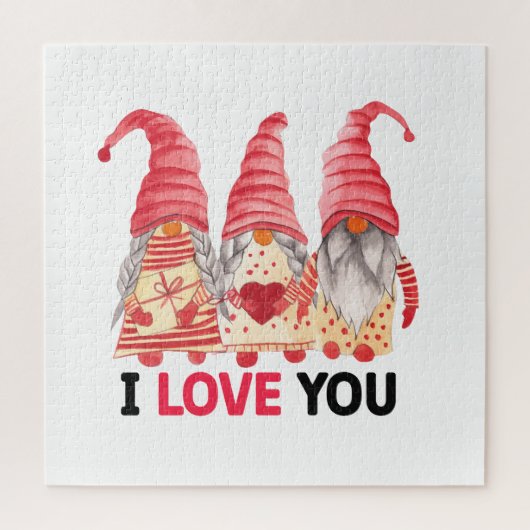 Puzzle de Gnome de la Saint-Valentin (Vertical)