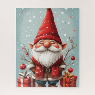 Puzzle de gnome de saison des fêtes