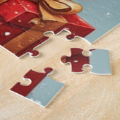 Puzzle de gnome de saison des fêtes (Côté)