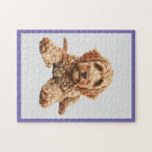 Puzzle de Goldendoodle (Horizontal)