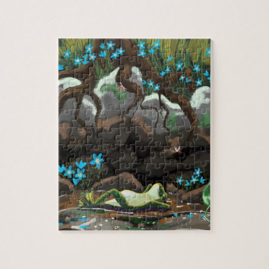 Puzzle de grenouille (Vertical)