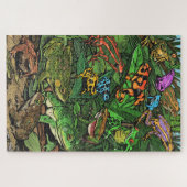 Puzzle de grenouille difficile (Horizontal)