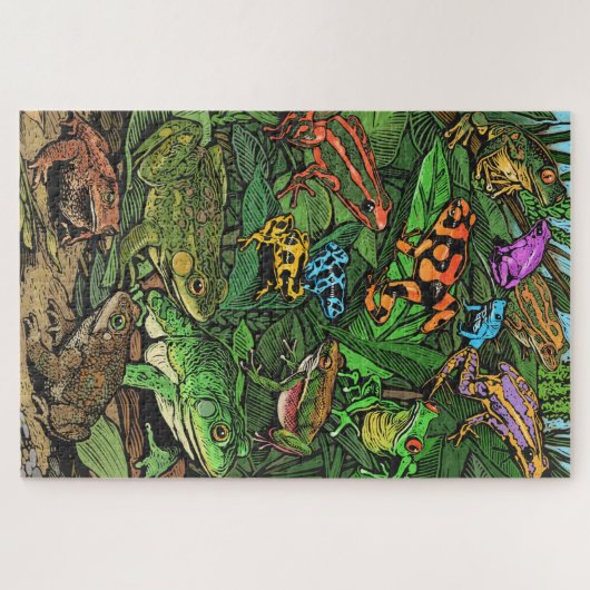 Puzzle de grenouille difficile (Horizontal)