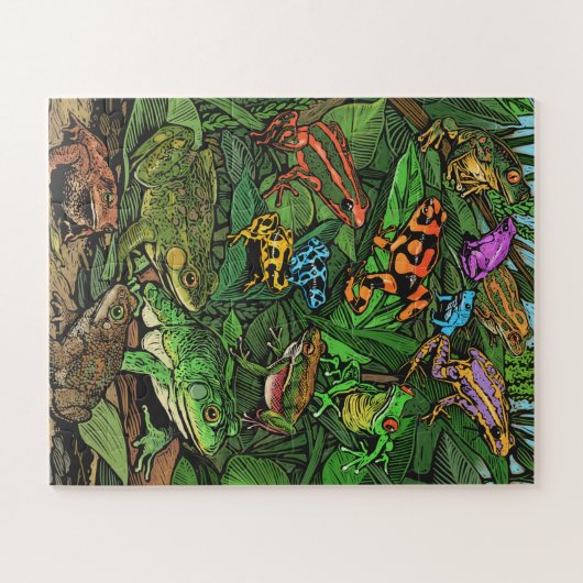 Puzzle de grenouille facile (Horizontal)