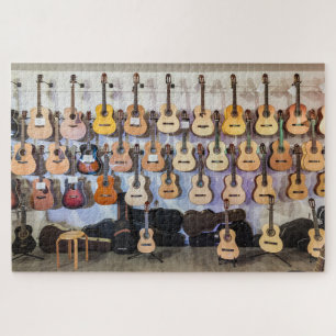 puzzle de guitares acoustiques