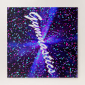 Puzzle de gymnastique aux minuscules coeurs (Horizontal)