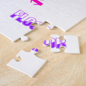 Puzzle de gymnastique - coffre, bars, poutre, plan (Côté)