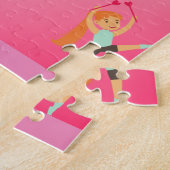 Puzzle de gymnastique pour fille. (Côté)